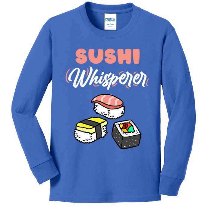 Sushi Whisperer For Sushi Lover Gift Kids Long Sleeve Shirt