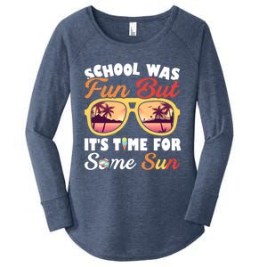 School Was Fun But ItS Time For Some Sun Last Day Of School Gift Women's Perfect Tri Tunic Long Sleeve Shirt