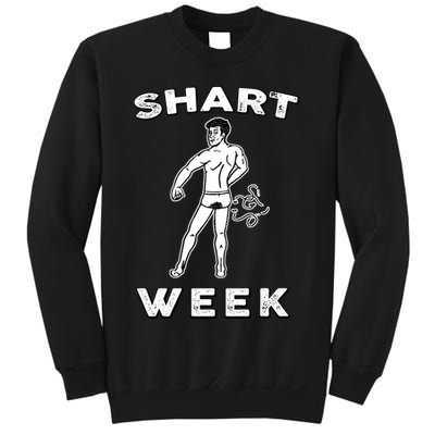 Shart Week Funny Novelty Shark Sweatshirt