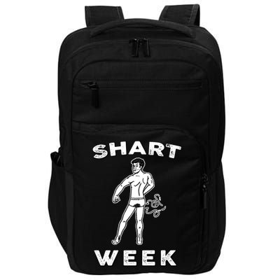 Shart Week Funny Novelty Shark Impact Tech Backpack