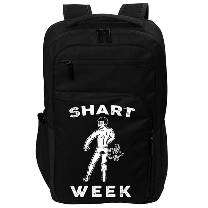 Shart Week Funny Novelty Shark Impact Tech Backpack
