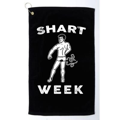 Shart Week Funny Novelty Shark Golf Towel