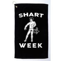 Shart Week Funny Novelty Shark Golf Towel