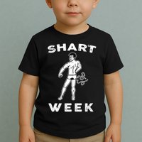 Shart Week Funny Novelty Shark Toddler T-Shirt