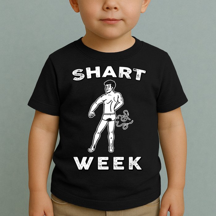 Shart Week Funny Novelty Shark Toddler T-Shirt