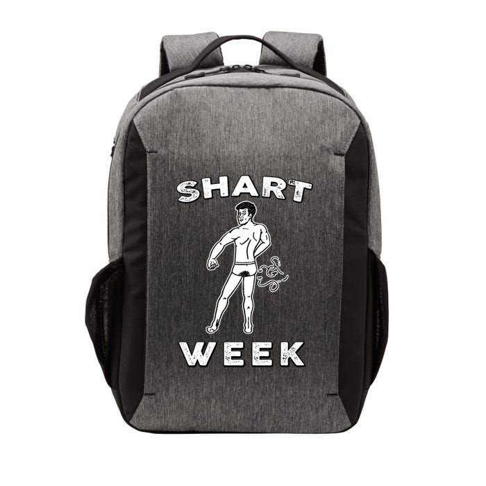 Shart Week Funny Novelty Shark Vector Backpack
