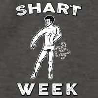 Shart Week Funny Novelty Shark Vector Backpack