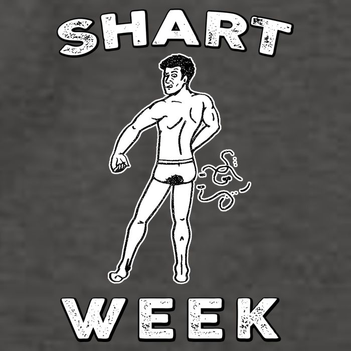 Shart Week Funny Novelty Shark Vector Backpack