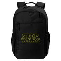 Stop Wars Funny Backpack