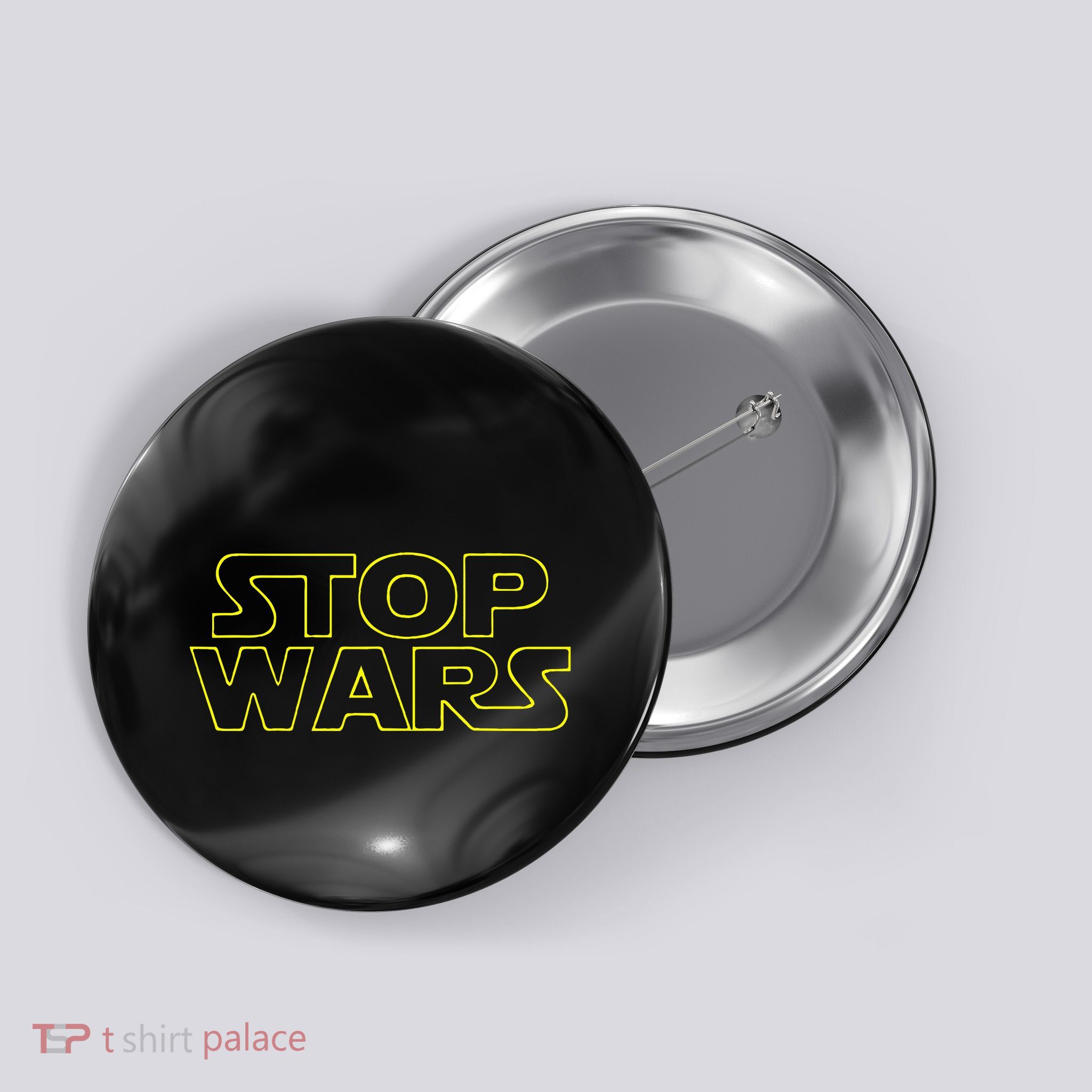 Stop Wars Funny Button