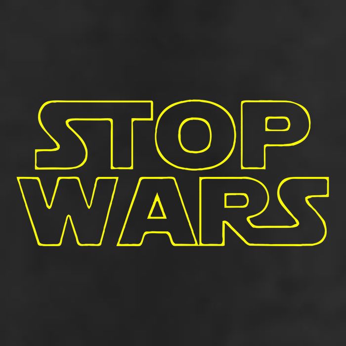 Stop Wars Funny Tumbler