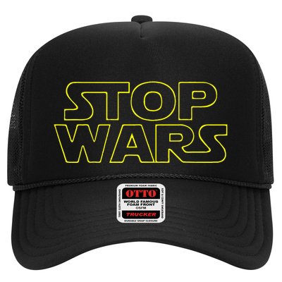 Stop Wars Funny Trucker Hat