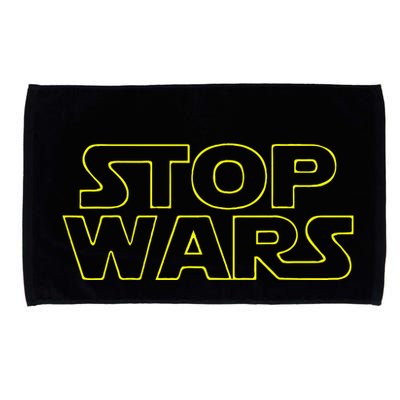 Stop Wars Funny Microfiber Hand Towel