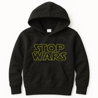 Stop Wars Funny Kids Hoodie