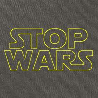Stop Wars Funny Cotton Canvas Backpack