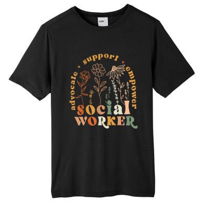 Social Worker Funny Social Work Month Tall Fusion ChromaSoft Performance T-Shirt