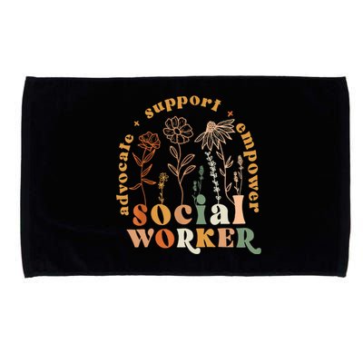 Social Worker Funny Social Work Month Microfiber Hand Towel