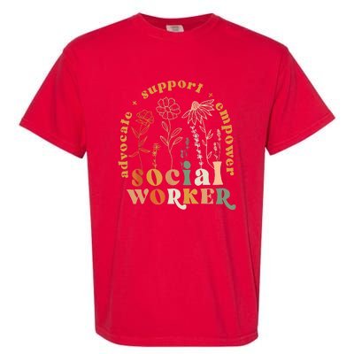 Social Worker Funny Social Work Month Garment-Dyed Heavyweight T-Shirt