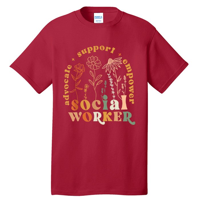 Social Worker Funny Social Work Month Tall T-Shirt