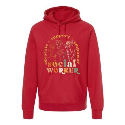 Social Worker Funny Social Work Month Premium Hoodie