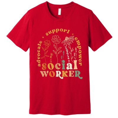 Social Worker Funny Social Work Month Premium T-Shirt