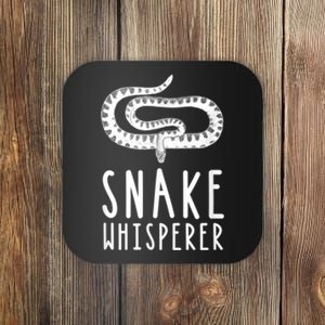 Snake Whisperer Funny Reptile Snakes Lover Coaster