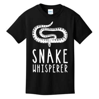 Snake Whisperer Funny Reptile Snakes Lover Kids T-Shirt