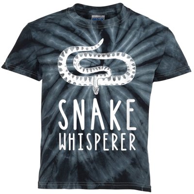 Snake Whisperer Funny Reptile Snakes Lover Kids Tie-Dye T-Shirt