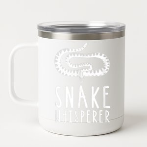 Snake Whisperer Funny Reptile Snakes Lover 12 oz Stainless Steel Tumbler Cup