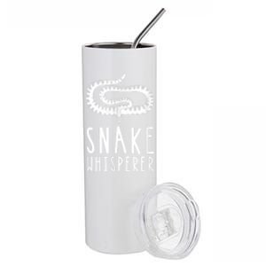 Snake Whisperer Funny Reptile Snakes Lover Stainless Steel Tumbler