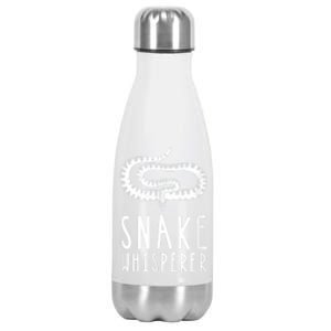 Snake Whisperer Funny Reptile Snakes Lover Stainless Steel Insulated Water Bottle