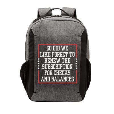 So We Forget To Renew Subscription For Checks Balances Vector Backpack