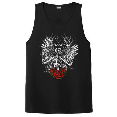 Skeleton Wings Fairy Grunge Fairycore Aesthetic Halloween PosiCharge Competitor Tank