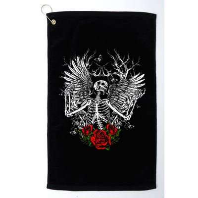 Skeleton Wings Fairy Grunge Fairycore Aesthetic Halloween Platinum Collection Golf Towel