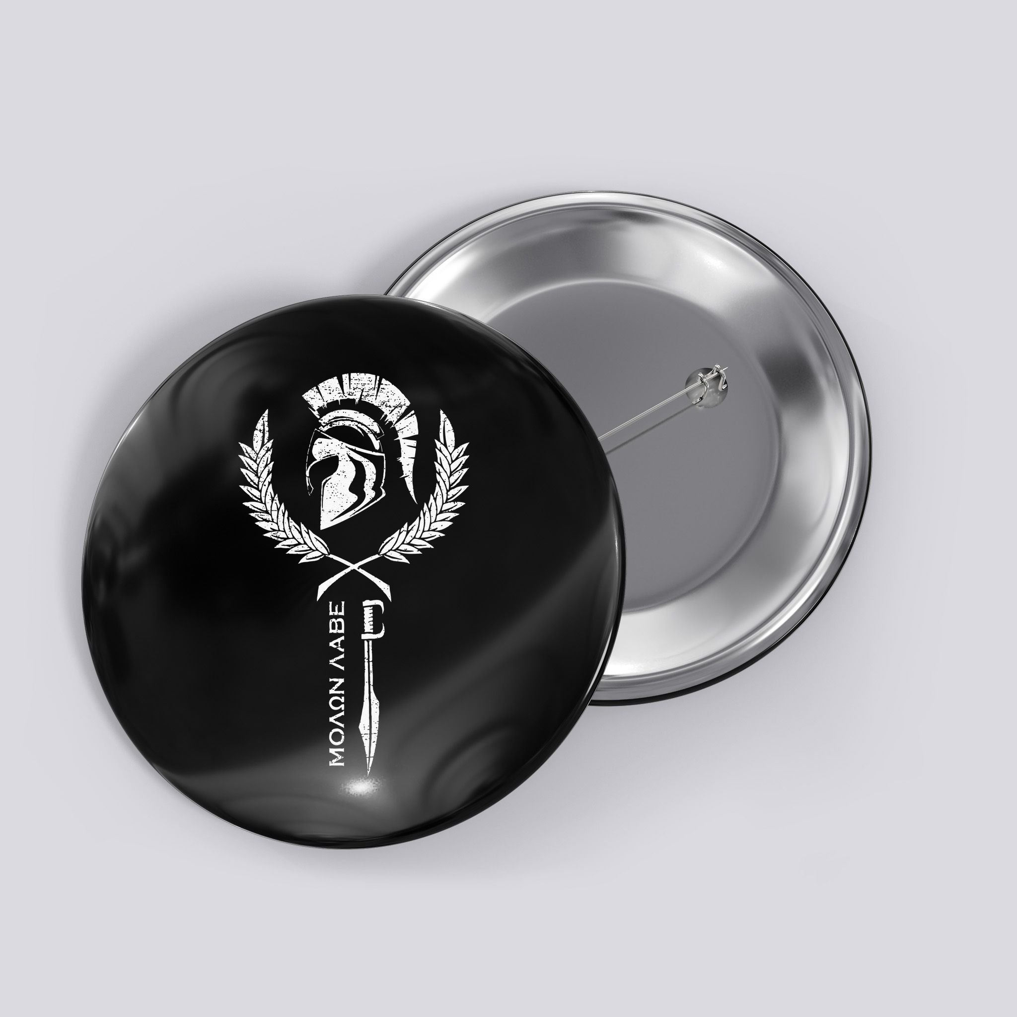 Sparta Warrior Fitness Molon Labe Button
