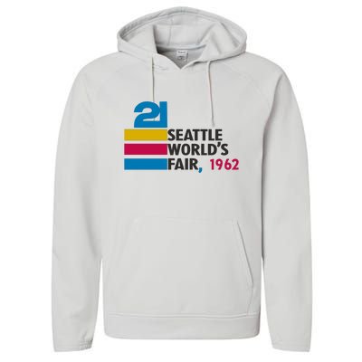 Seattle WorldS Fair Exposition Performance Fleece Hoodie