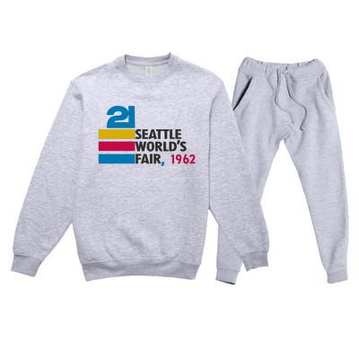 Seattle WorldS Fair Exposition Premium Crewneck Sweatsuit Set