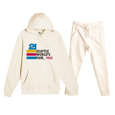 Seattle WorldS Fair Exposition Premium Hooded Sweatsuit Set