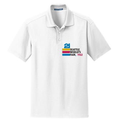 Seattle WorldS Fair Exposition Dry Zone Grid Polo