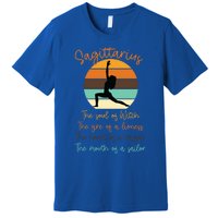 Sagittarius Witch Fire Lioness Hippie Sailor Gift Great Gift Premium T-Shirt