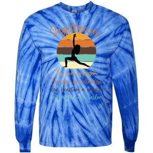 Sagittarius Witch Fire Lioness Hippie Sailor Gift Great Gift Tie-Dye Long Sleeve Shirt