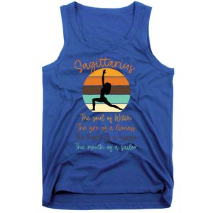 Sagittarius Witch Fire Lioness Hippie Sailor Gift Great Gift Tank Top