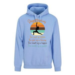 Sagittarius Witch Fire Lioness Hippie Sailor Gift Great Gift Unisex Surf Hoodie