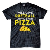 Softball Will give Softball advice for Pizza Lover Tie-Dye T-Shirt