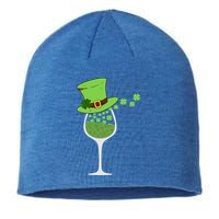 Shamrock Wine Glass St Patrick Day Irish Gift Meaningful Gift Sustainable Beanie