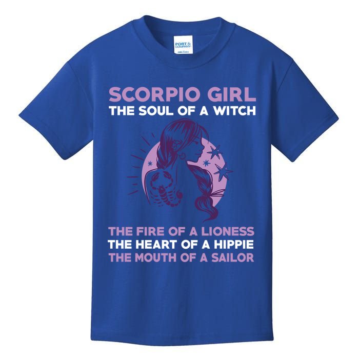 Scorpio Witch Gift Kids T-Shirt