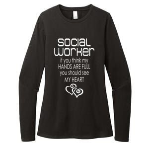 Social Worker Gift Social Work Month Gift Womens CVC Long Sleeve Shirt