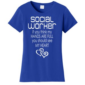 Social Worker Gift Social Work Month Gift Women's T-Shirt