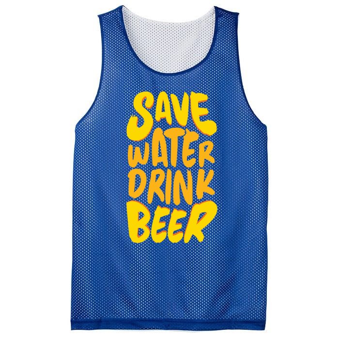 Save Water Gift Beer Gift Father's Day Pils Saying Gift Mesh Reversible Basketball Jersey Tank