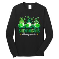 Shenanigans With Gnomies St Patrick Day Long Sleeve Shirt